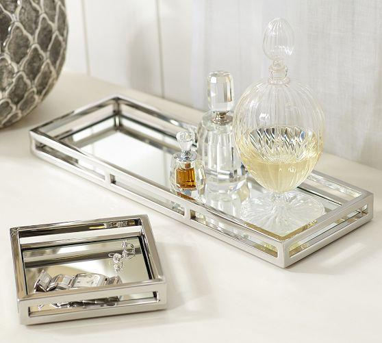 Mirrored tray
