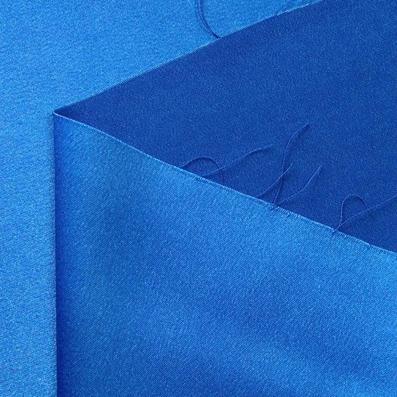 Stretch satin fabric
