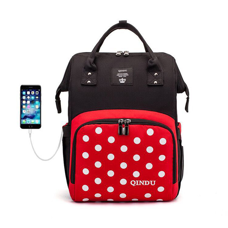 New Stroller Knapsack Waterproof Nappy Rucksack Kid Going Out Diaper Bag Mummy Maternity Backpack
