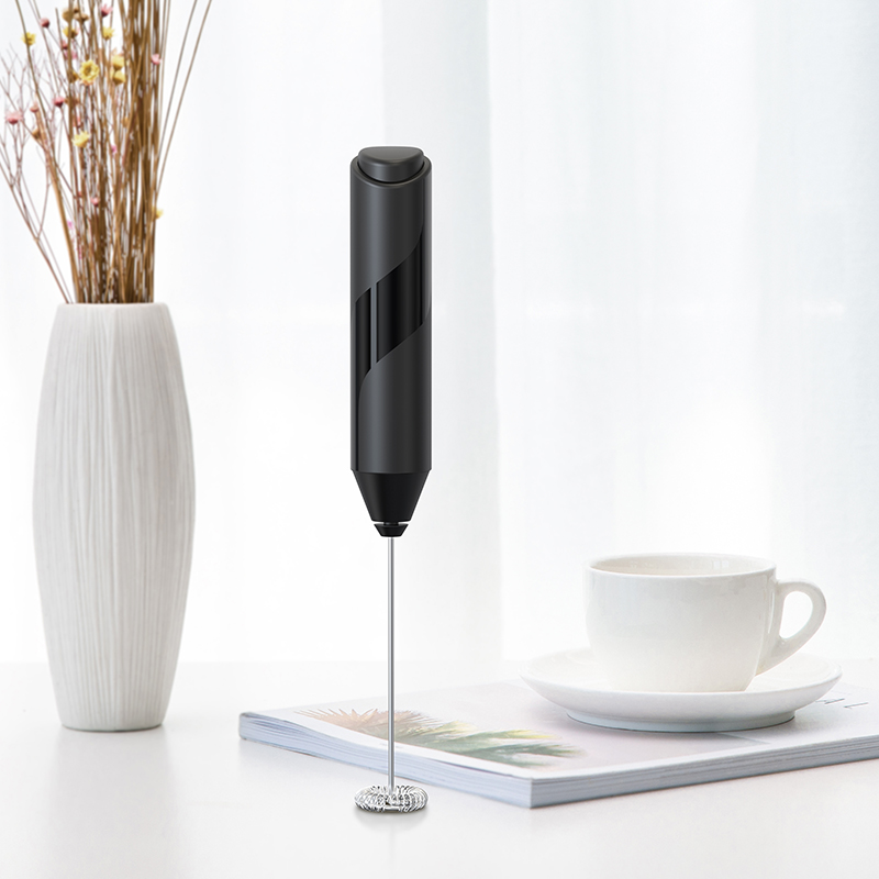 Modern design style convenient small handheld electric milk frother