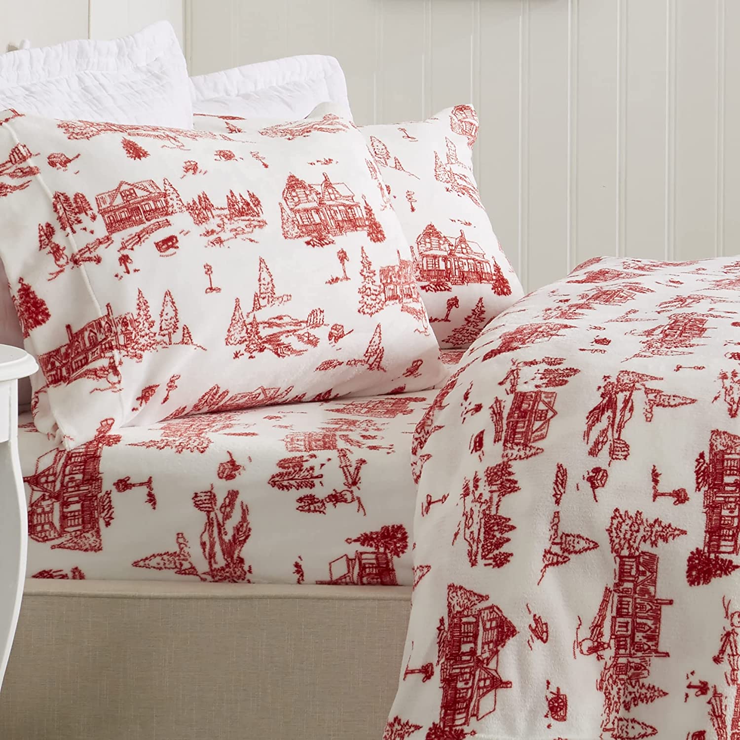 Velvet Plush Printed Sheet Set