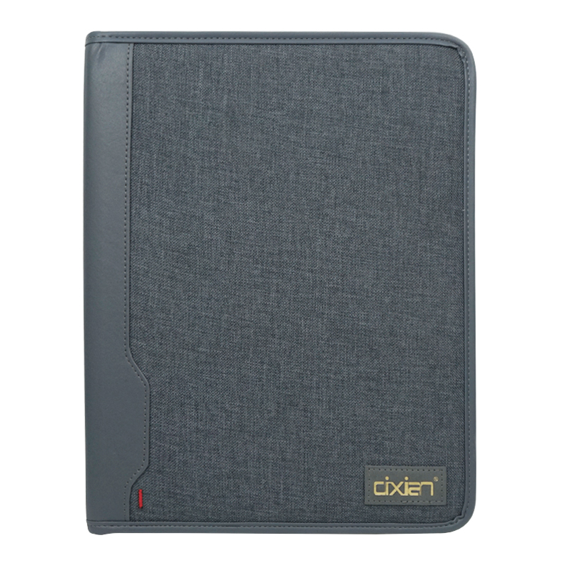 Recycled Polyester Fabric Professional Business Notepad Holder Padfolio Portfolio Folder for Women