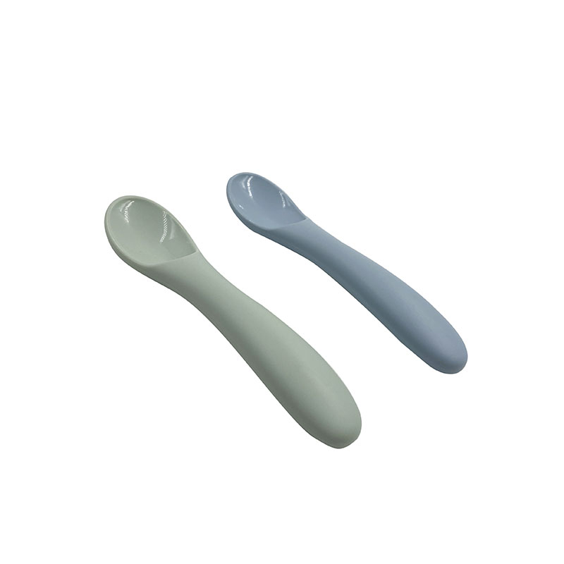 TT065 Silicone Baby Self-feeding Spoon