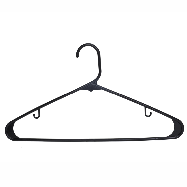 Plastic Hanger with Small Hook on the Shoulder