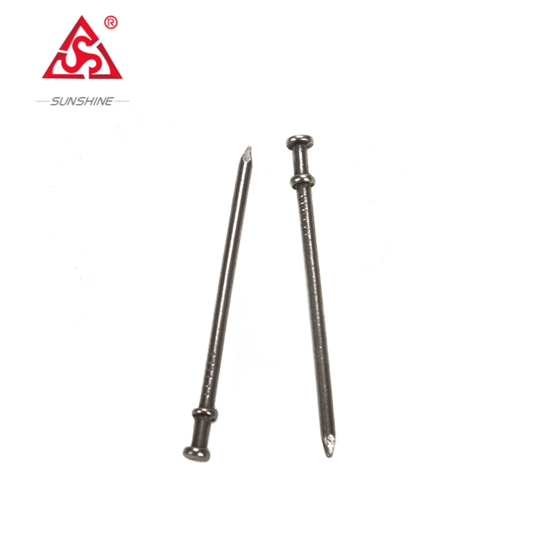 double head common iron wood nail