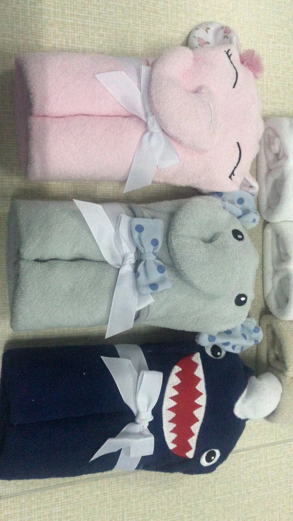 Baby‘s animal hooded towel