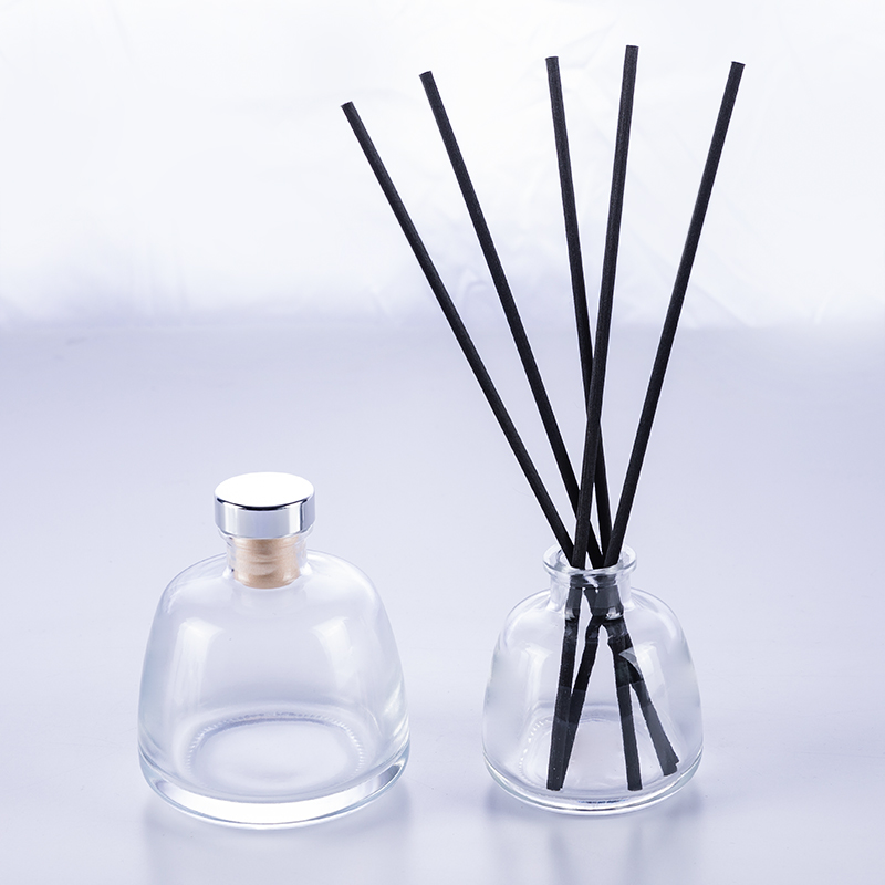 200ml empty clear home reed diffuser bottles with stopper