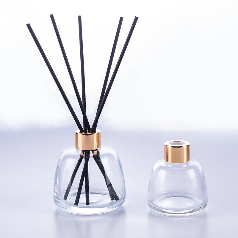 200ml empty clear aroma diffuser glass car air freshener fragrance bottle