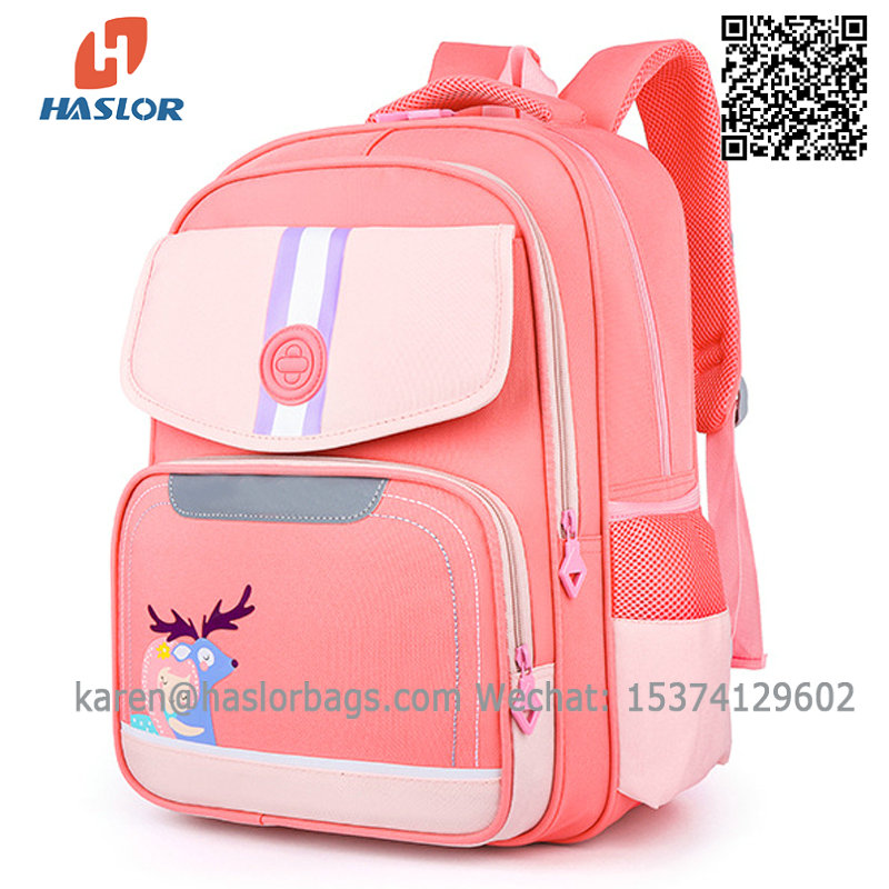 008a#Latest Design Colorful School Backpack 16' Big Capacity Waterproof Durable Schoolbag