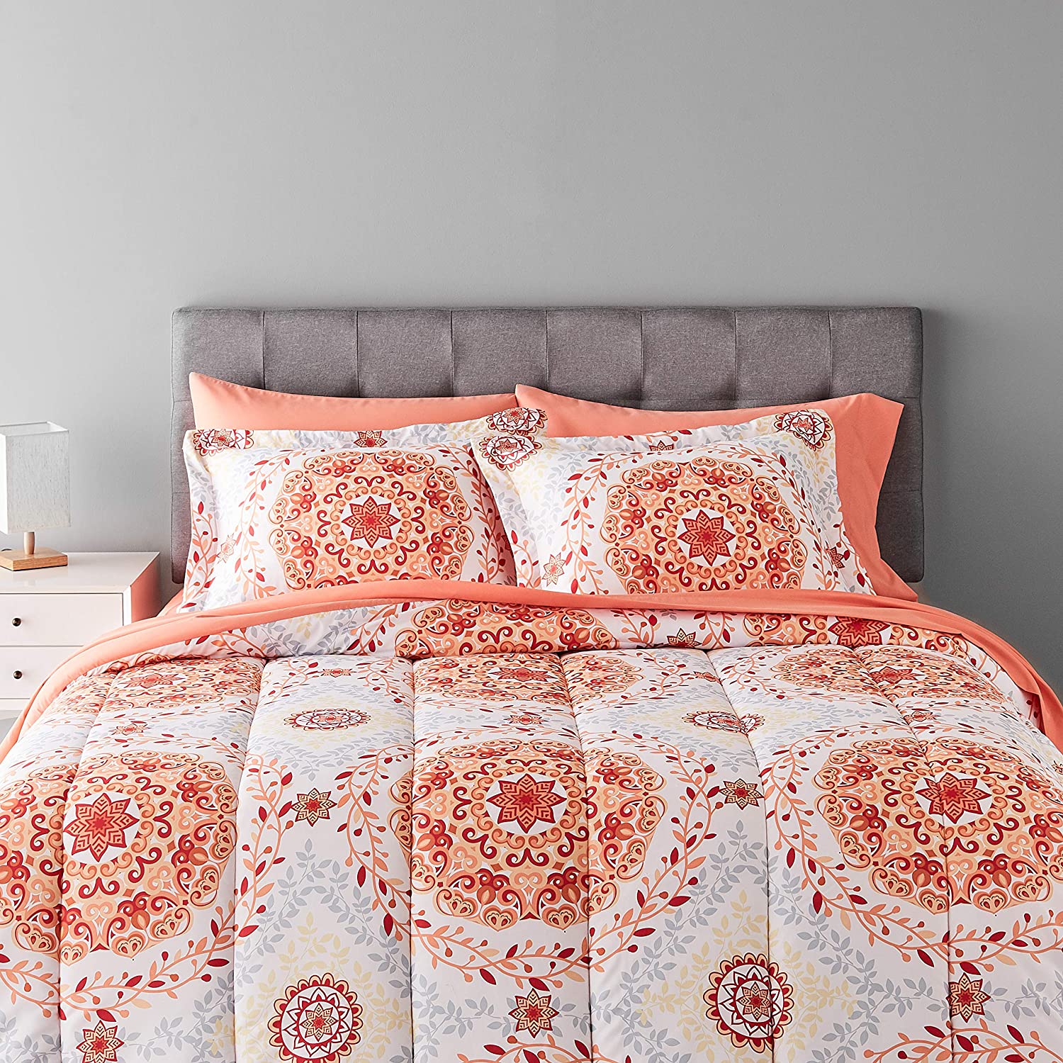 Microfiber Bed-In-A-Bag Comforter Bedding Set