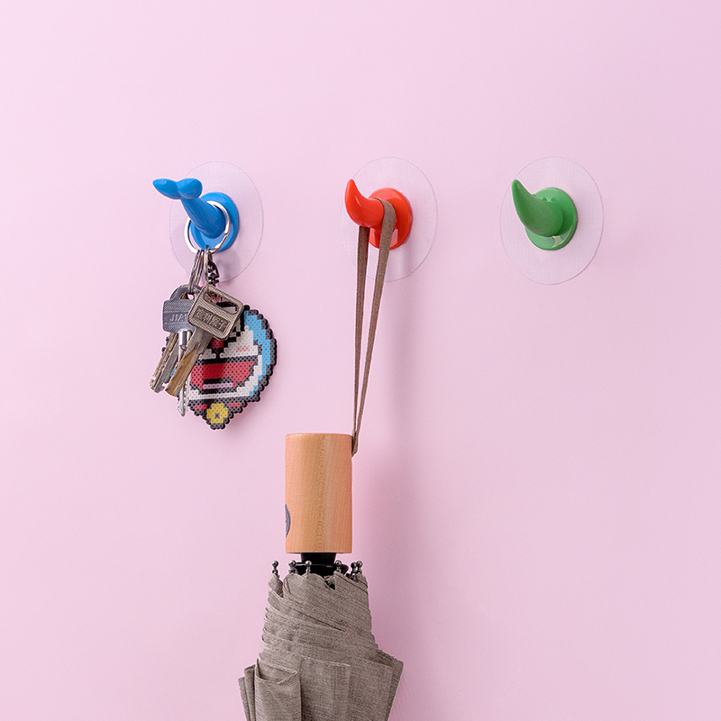 Damage-free plastic towel hook bathroom hook