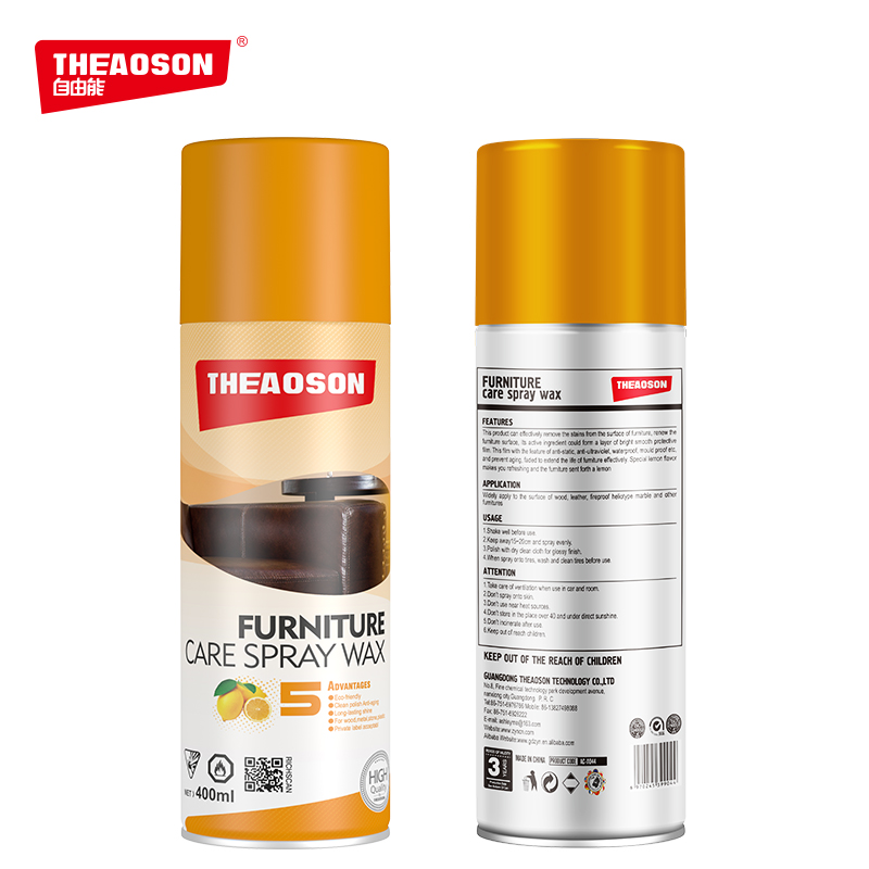 Furniture care spray wax