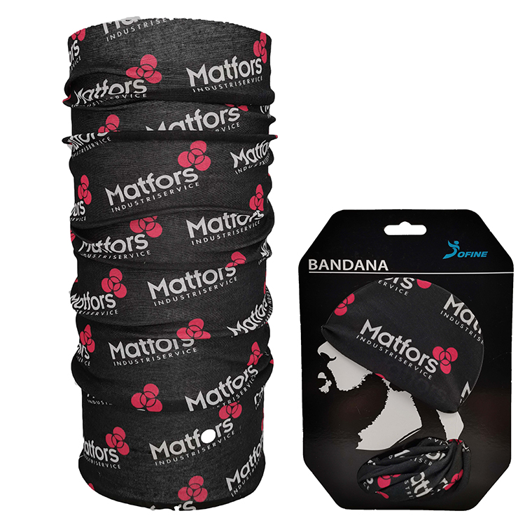 Multifunctional headwear Bandana with 100% polyester microfiber sublimation printing for promotioanl
