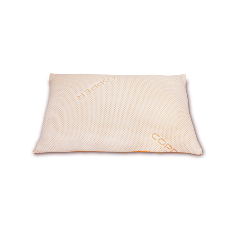 copper jacquard knit pillow