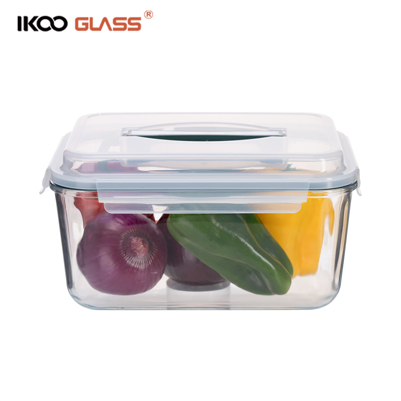 Large glass food container