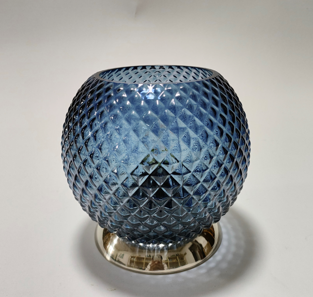 LEDbedside lamp creative hotel study bedroom art decorative lamp model room fashion glass table lamp