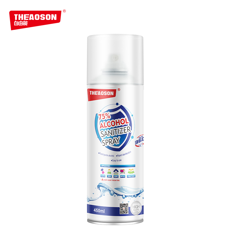 75% Alcohol sanitizer spray