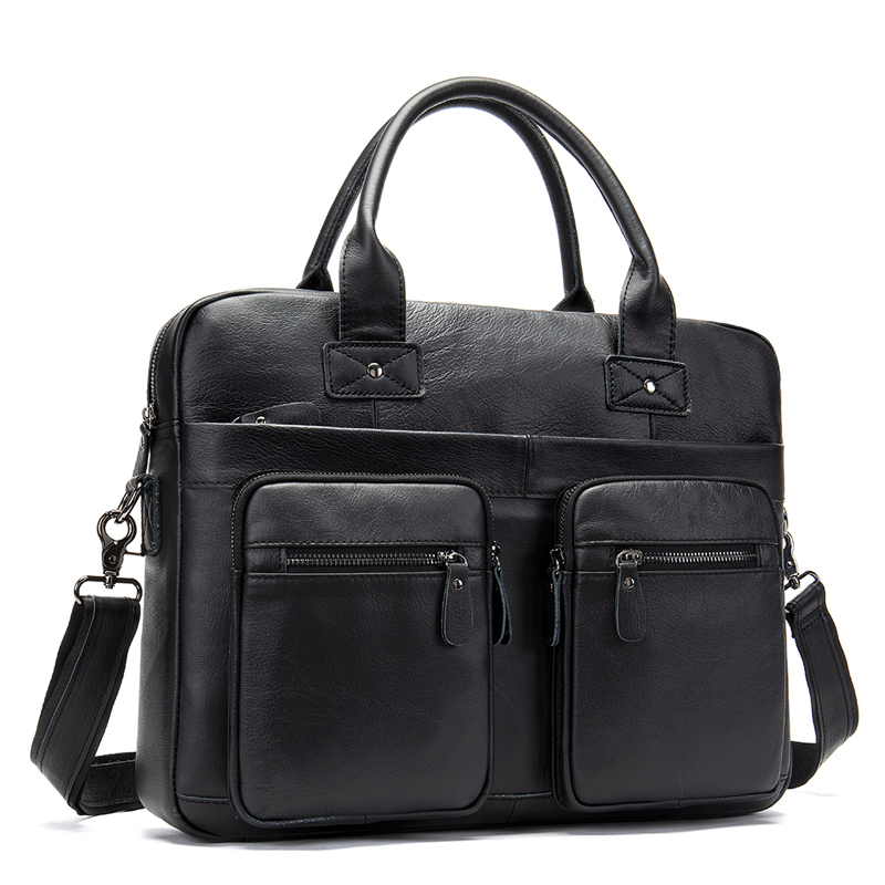 China manufacturer laptop bag pu leather handmade business messenger china briefcase