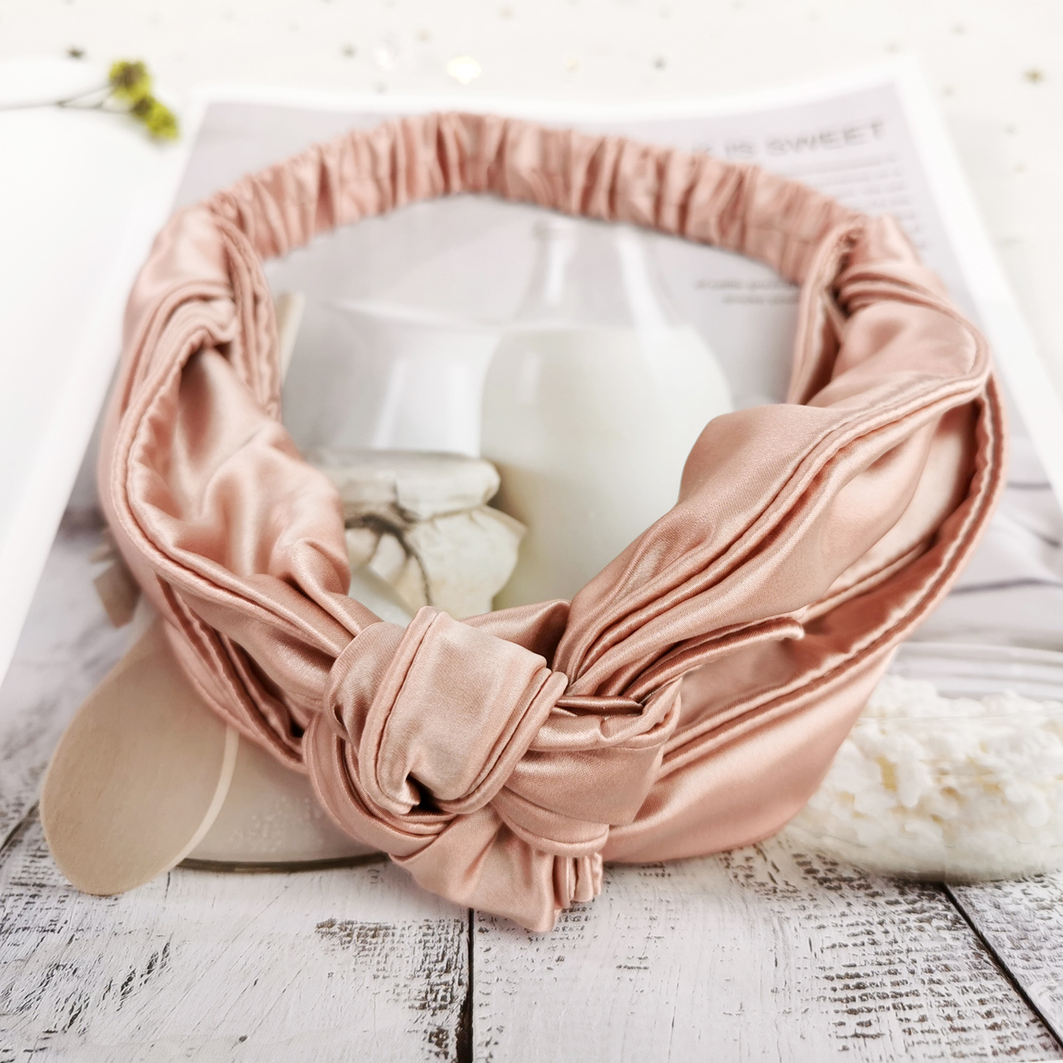 High Quality Turban Headwrap Satin Silk Headband