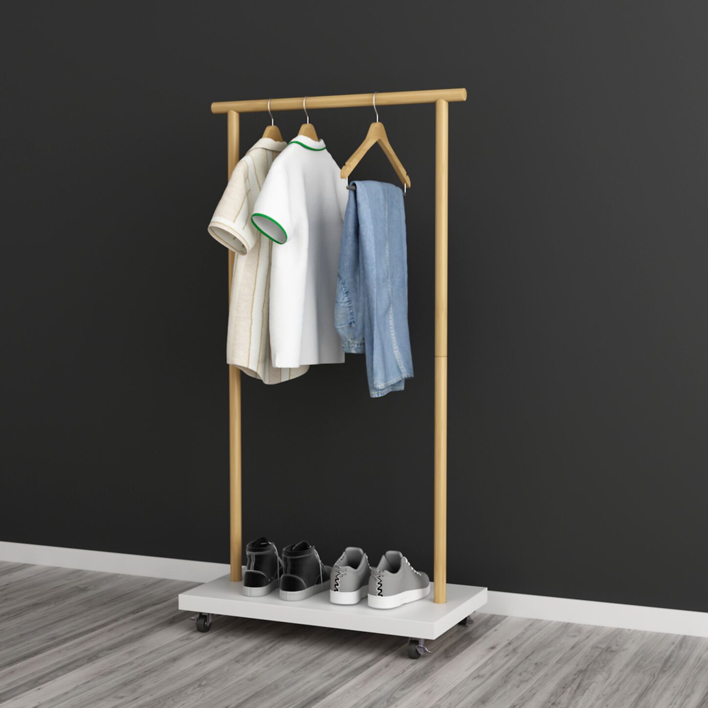 Coat shelf
