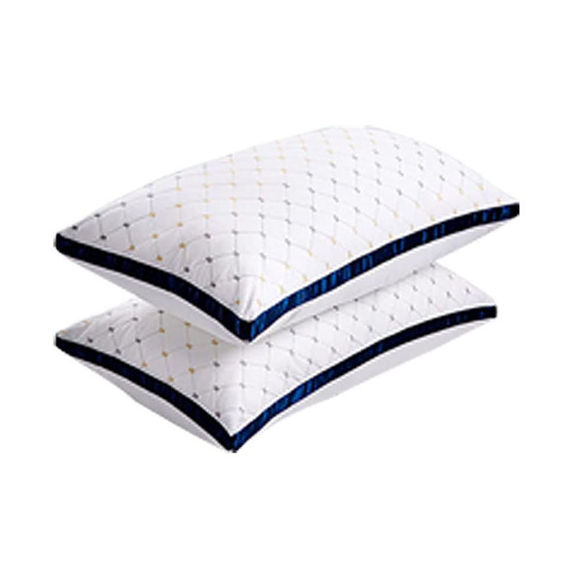 poly double jacquard pillow