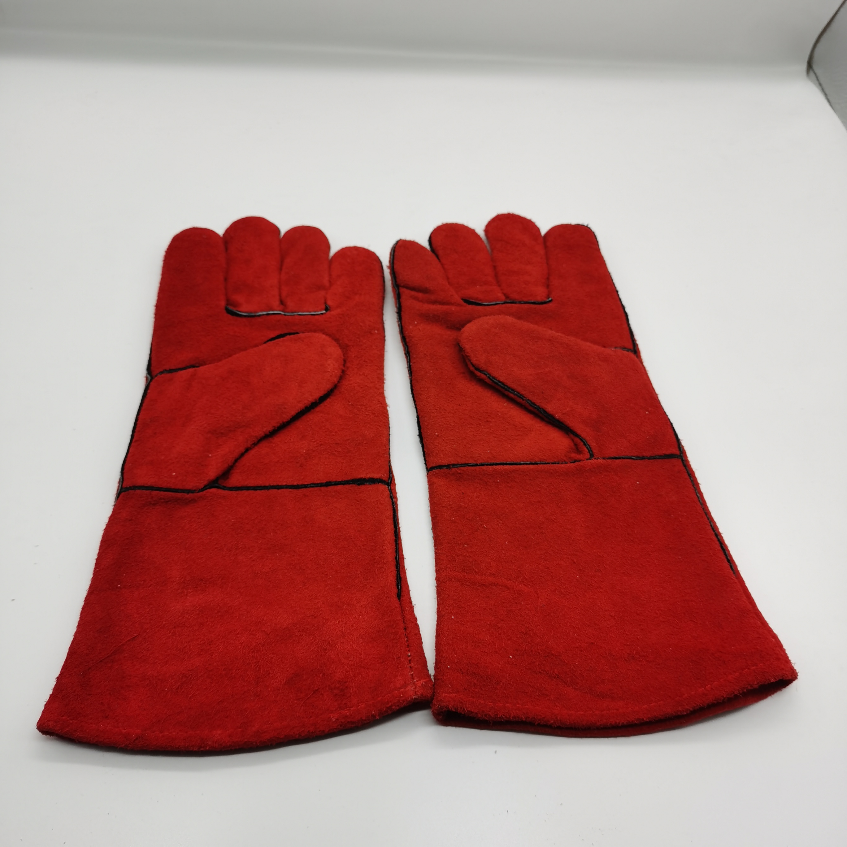 14inch red welding gloves