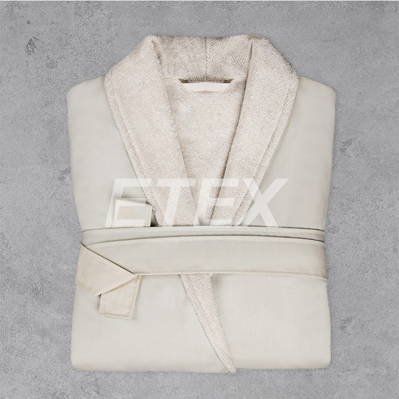 * double layer bathrobe