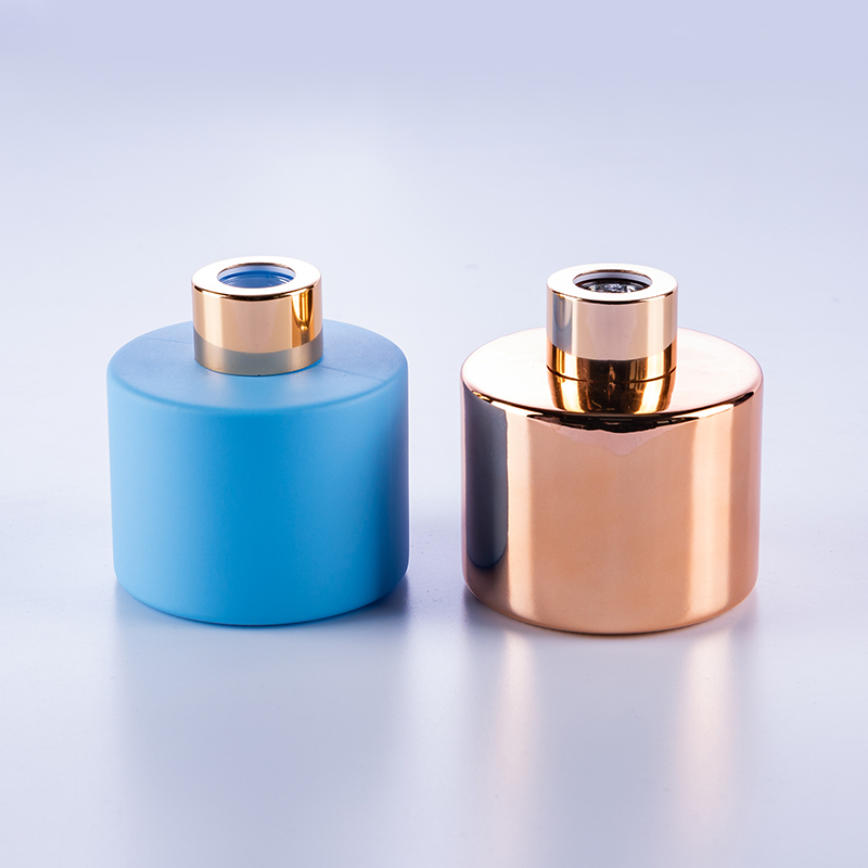 100ml spraying color electroplated round shape diffuser bottle