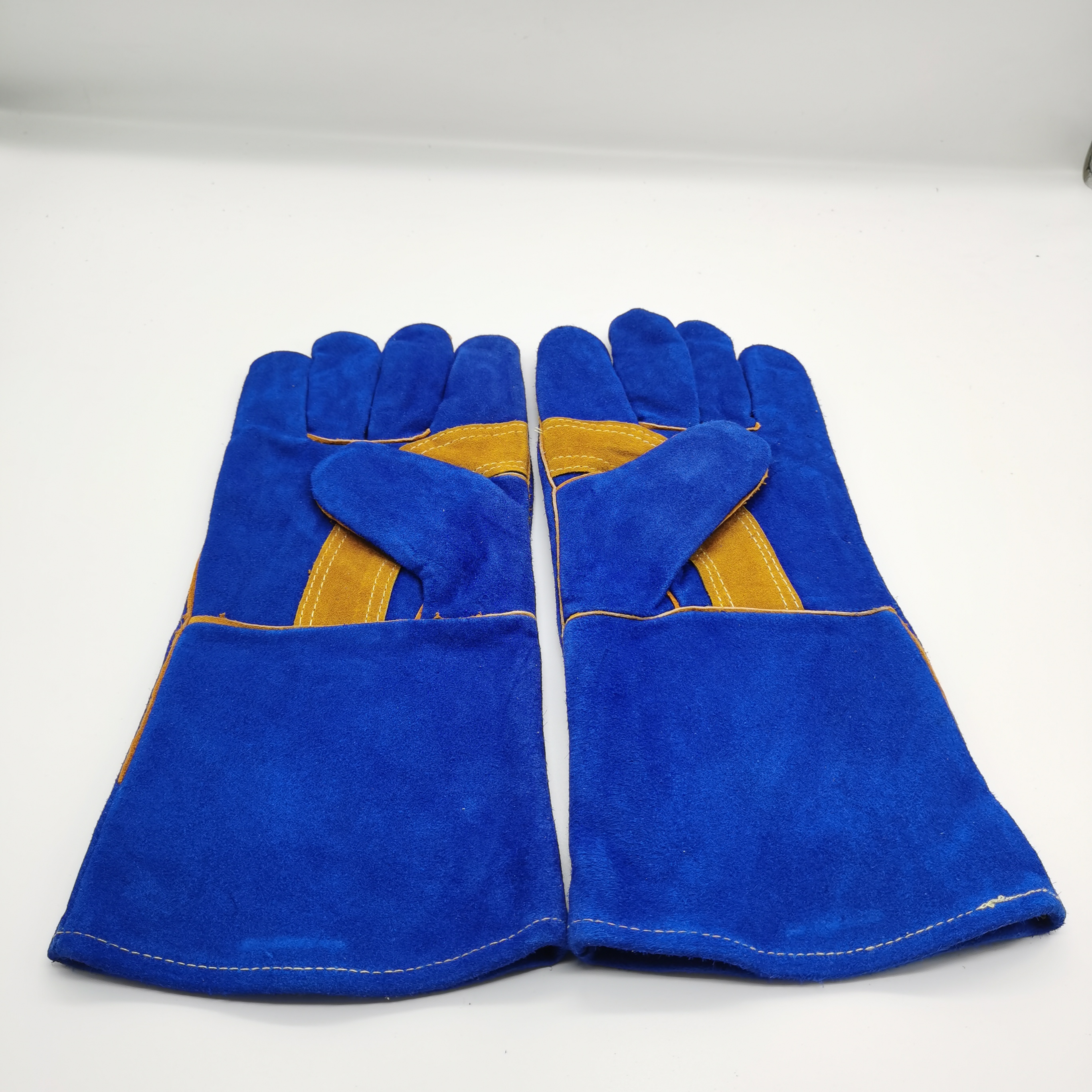 Reinforced welding mechanical machine gloves