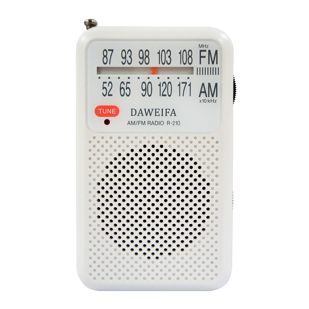 Long Lasting Battery Operated Pocket Radio Portable AM FM Radio Receiver For Sale
