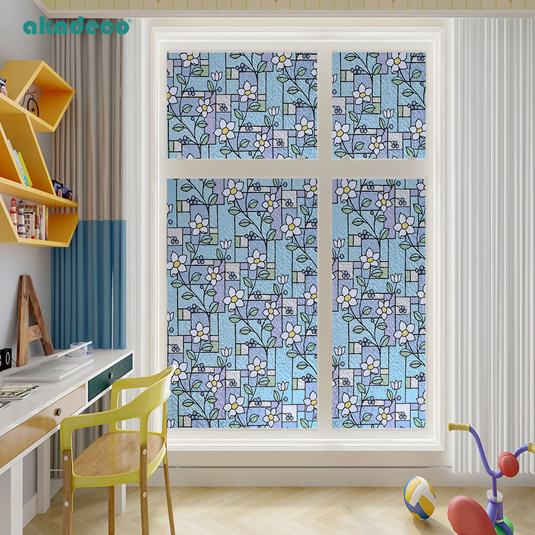 akadeco PVC material Static Glass Film
