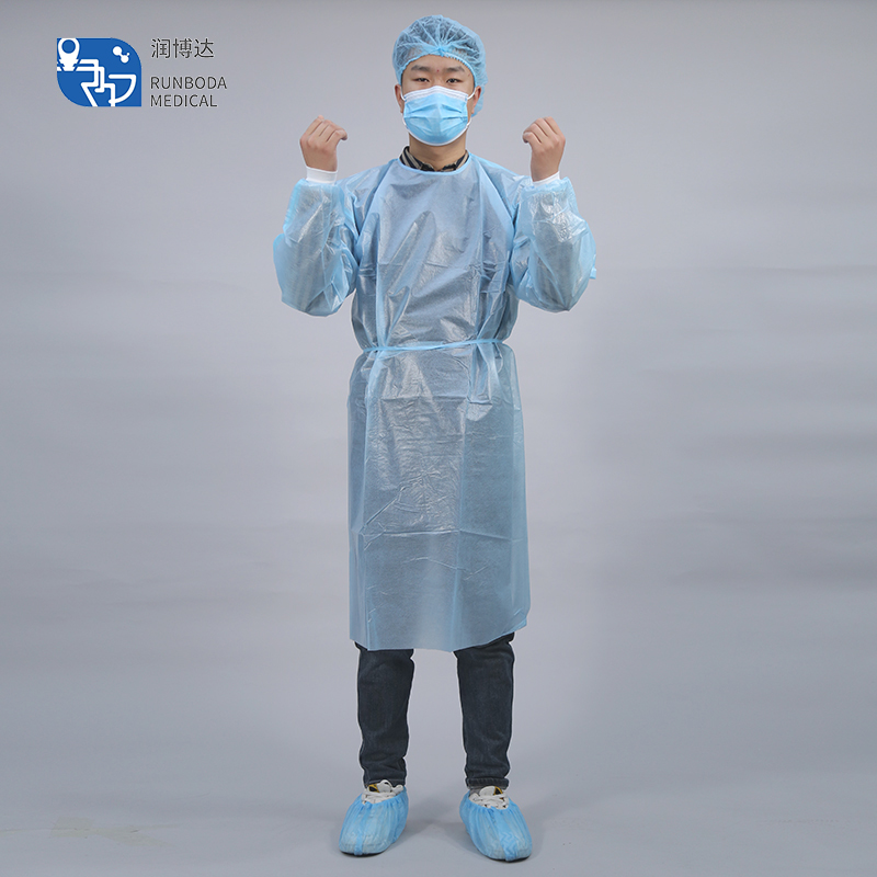 Isolation gown, disposable gown, surgical gown,