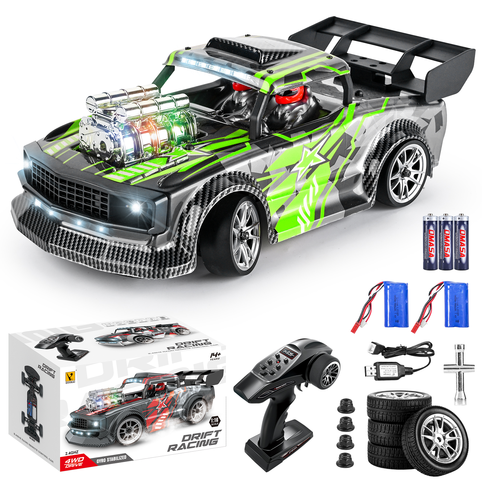 1:18 Drifting Racing With Brush Esp