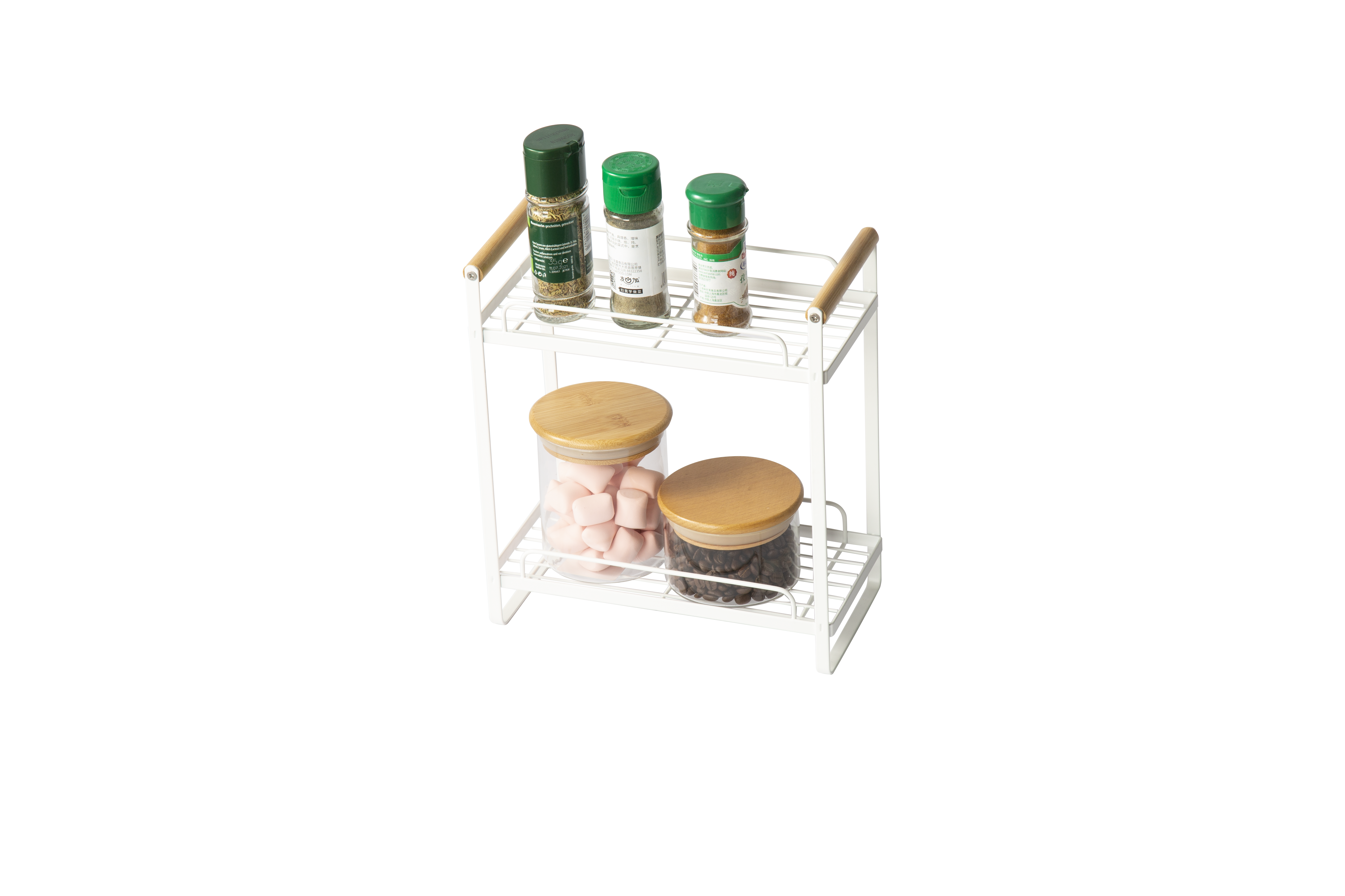 2-layer kitchen storage rack