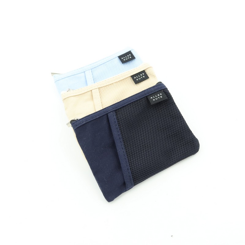 Simple basic canvas coin bag fashion storage small bag ID bag