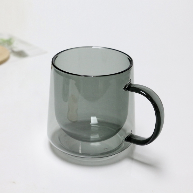 350 Ml Heat Resistance Glass Coffee Mugs Travel Coffee Glasses 12oz