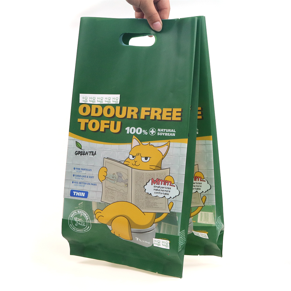 Customer size Food grade flat bottom stand up zipper bag