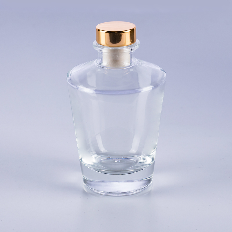 150ml transparent glass diffuser bottle with rubber stopper
