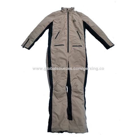 One piece ski suit