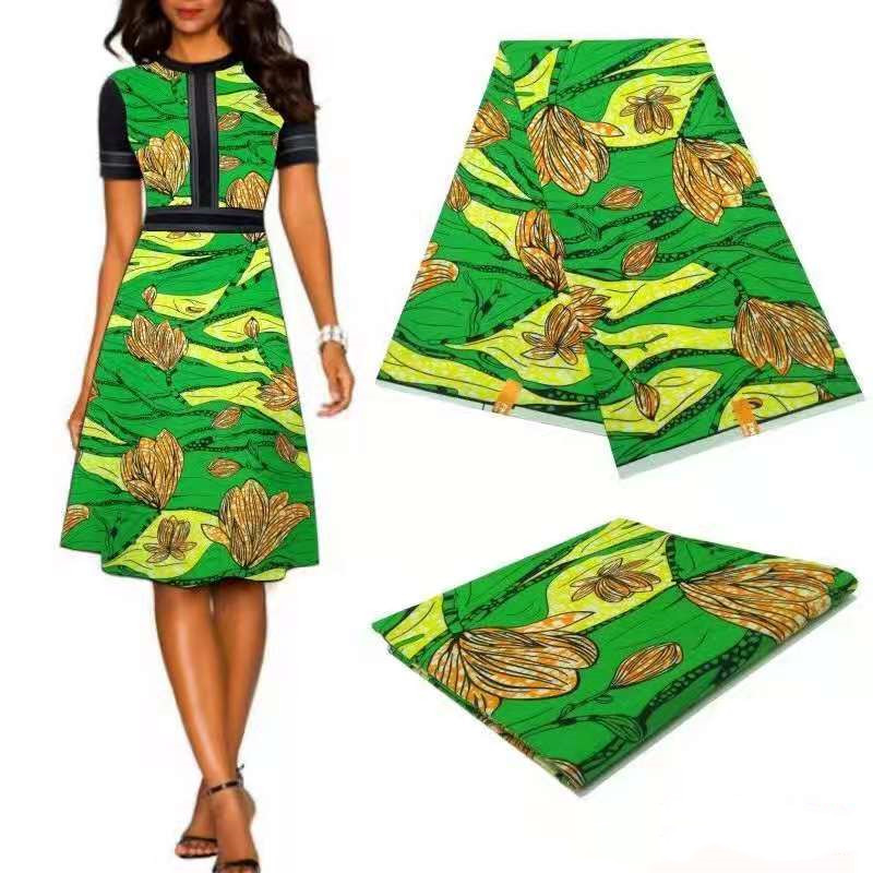 African cotton super wax fabric