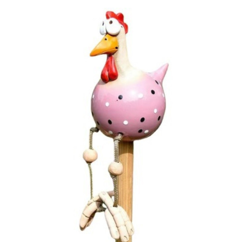 Cute little chicken big eye chicken yard decoration crafts