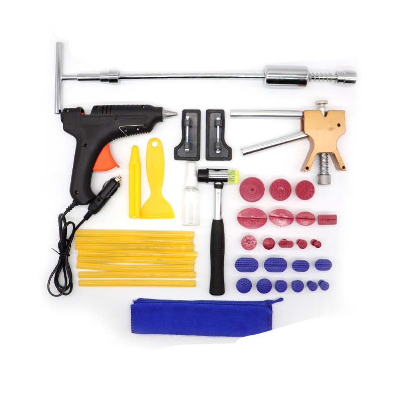 High Quality Hail Pit Red Blue Repair Sticker Kit Tool Sucker Free Sheet Metal Car Dent Puller