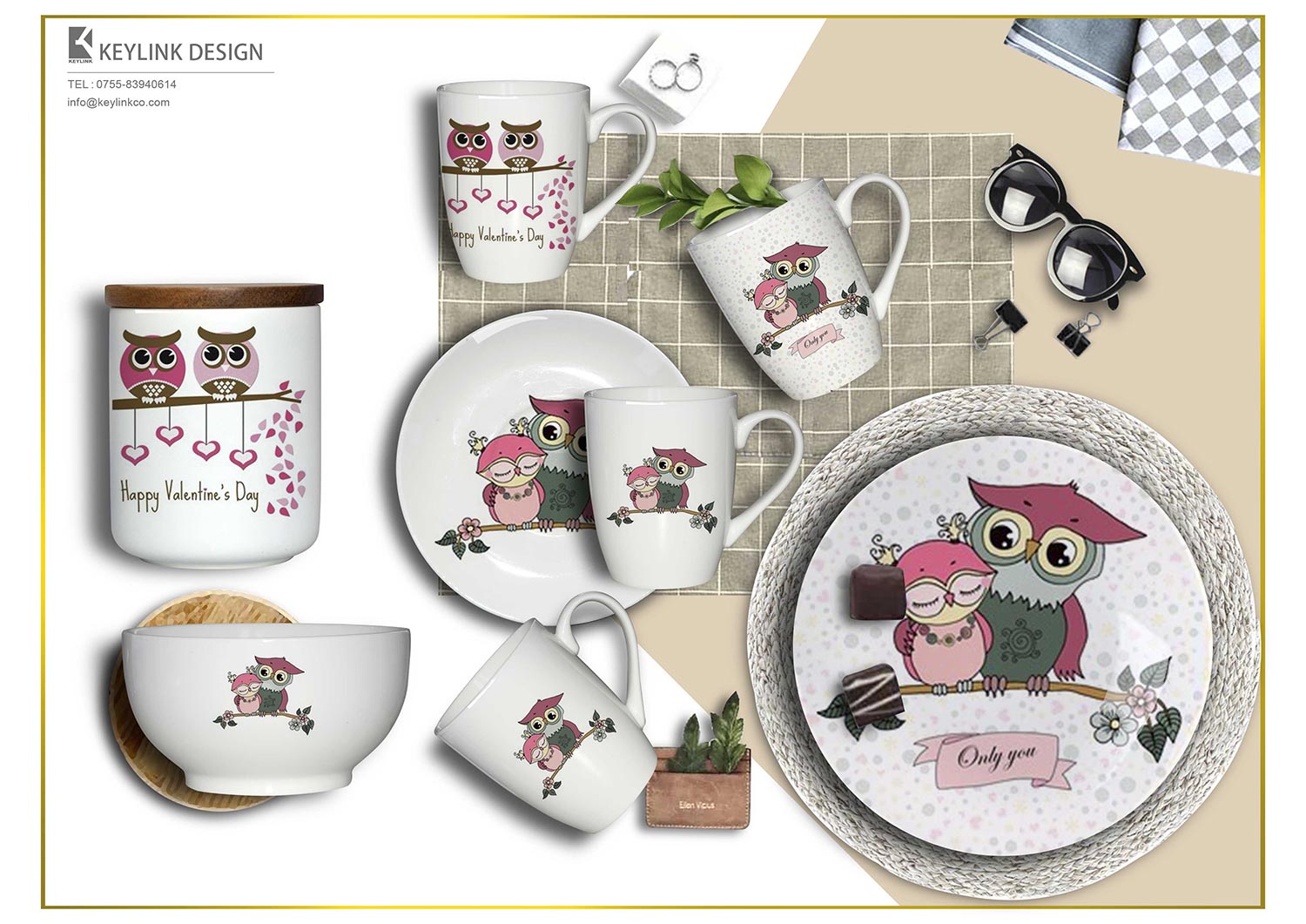 owl mug ceramic