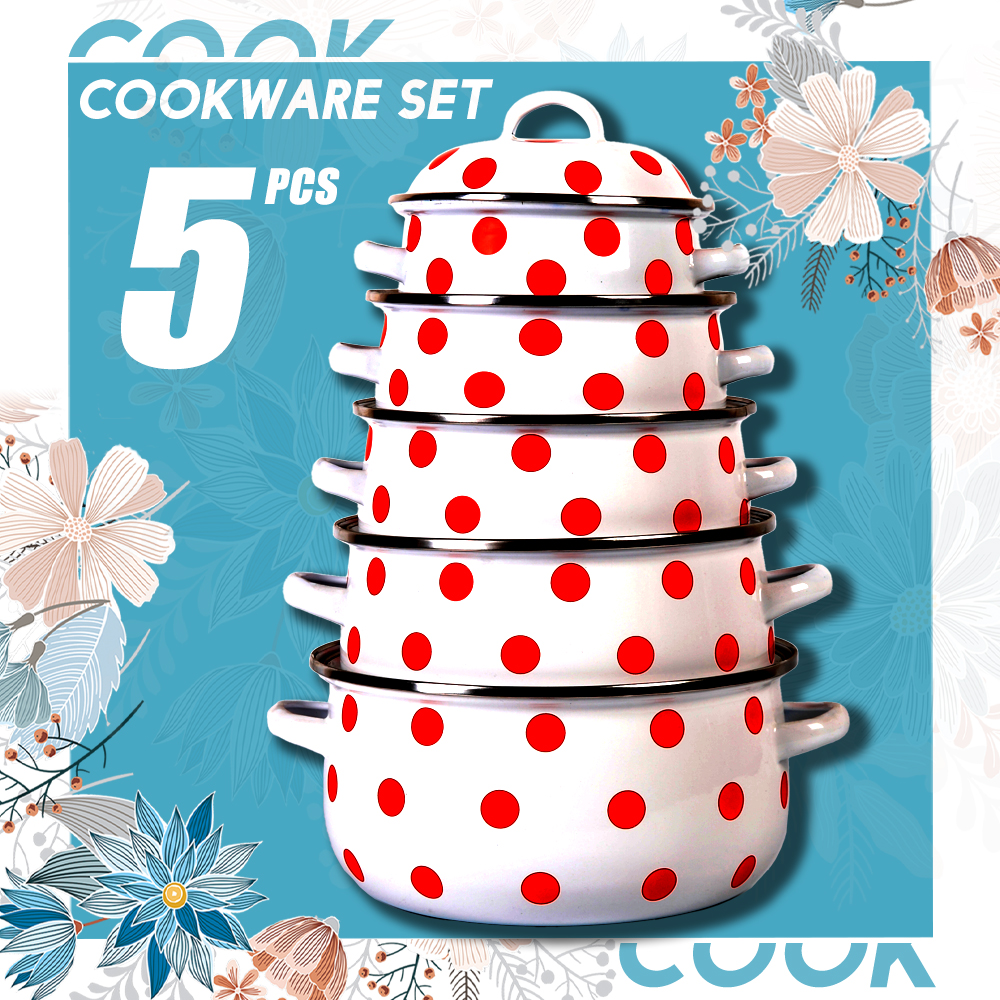 Top listing Enamel Pot Pots Enamel Different Capacity Enamel Pot Milk Pot Casserole Cooking Pots