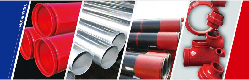 Sprinkler fire fighting steel pipe