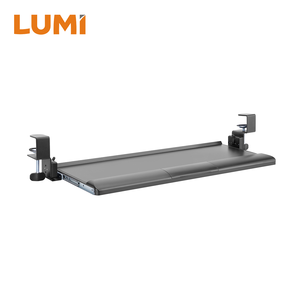 Tilting Clamp-On Keyboard Tray