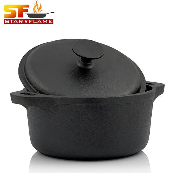 cast iron casserole/ cast iron dutch oven/ cast iron round casserole