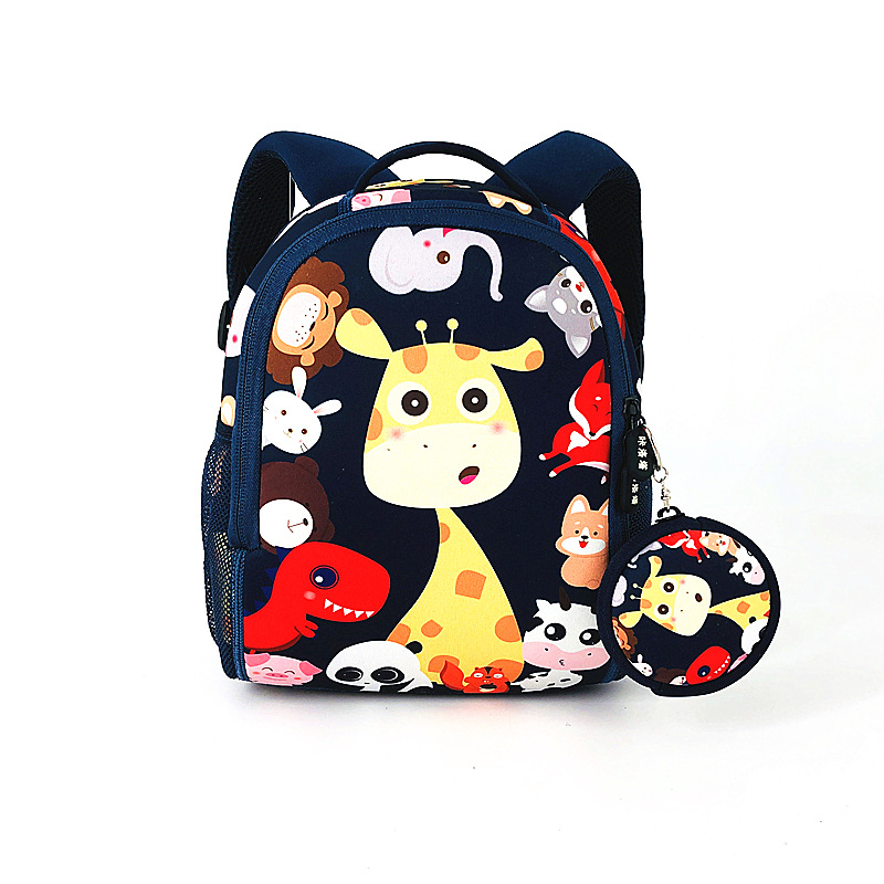Cute animals neoprene backpack