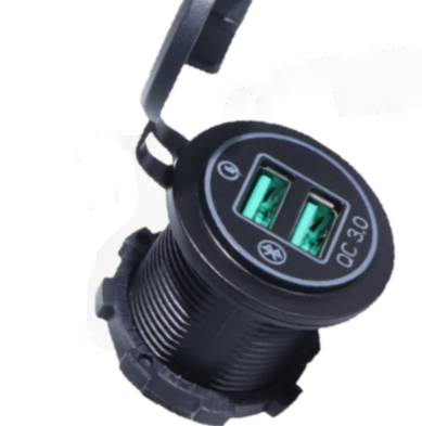 High quality modified QC3.0 12v-24v multifunctional fast charging positioning usb car charger