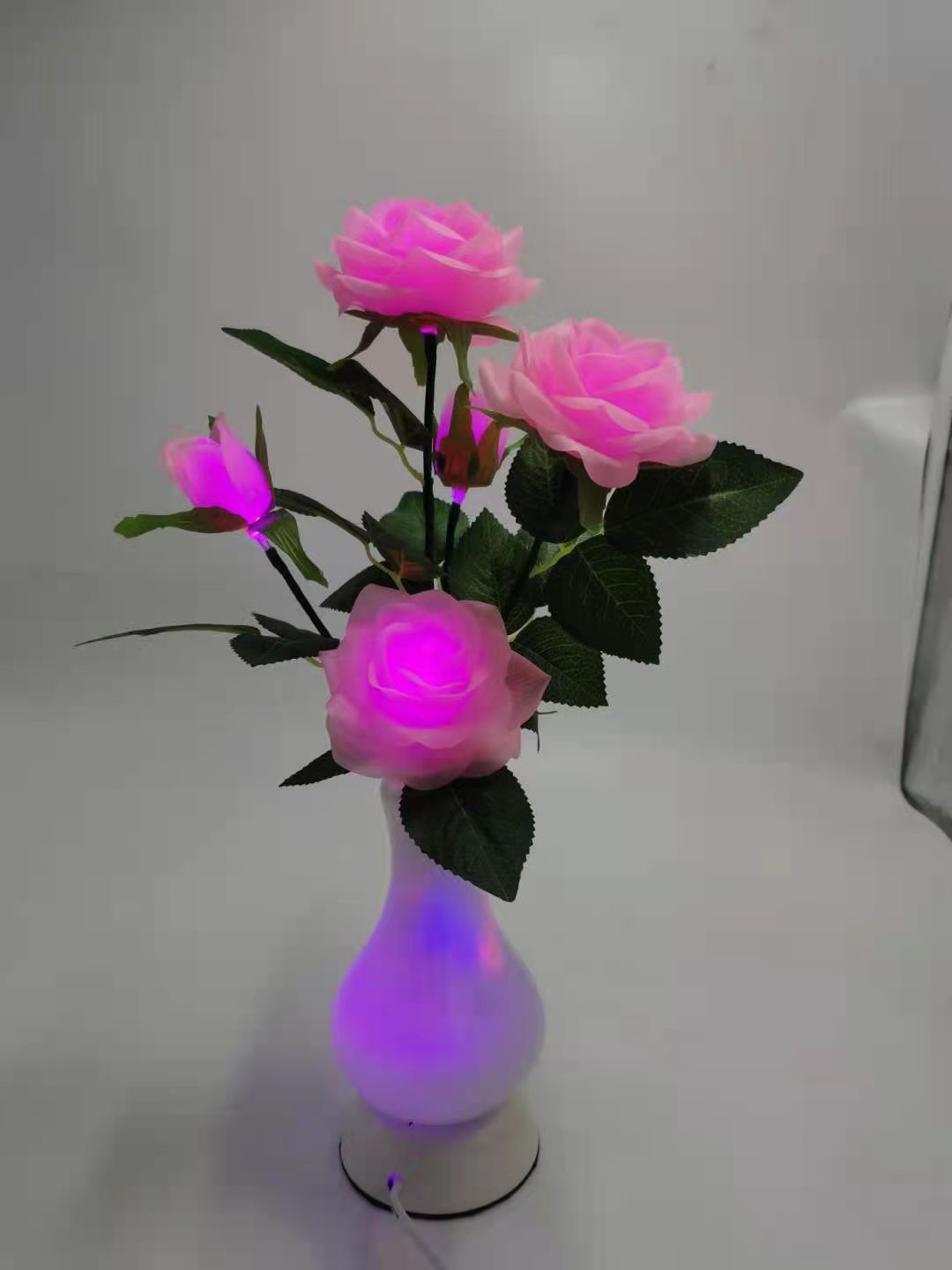 LED玫瑰玉瓶灯